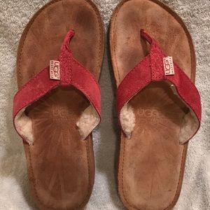 UGG Sherpa Lined Flip Flops